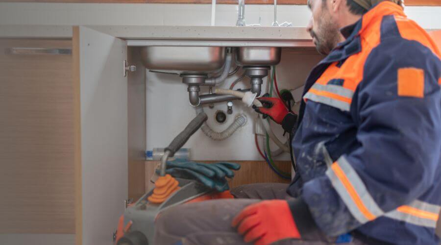 Professional slab leak plumber services in New Boston, MO